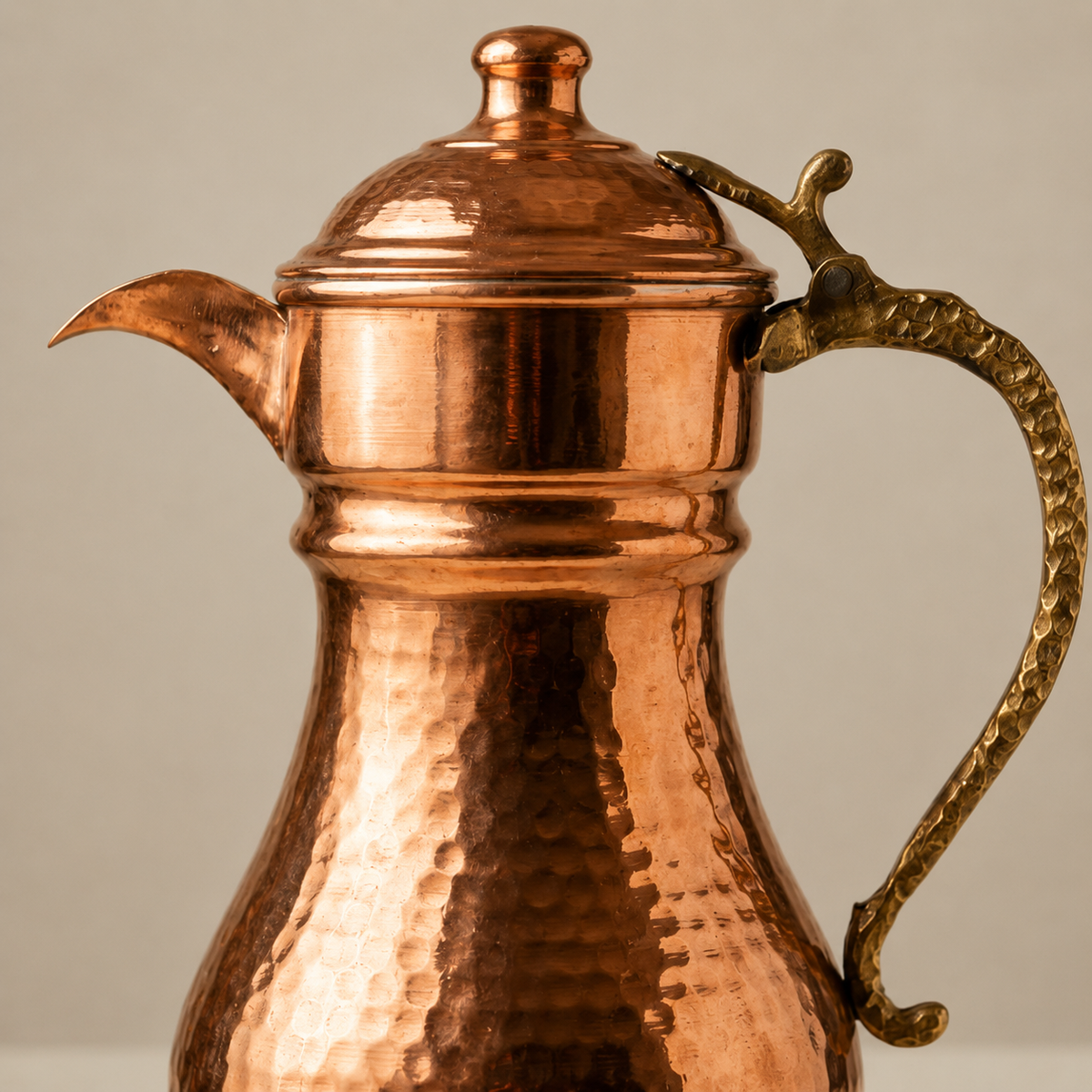 Koperen Waterkan met Deksel – Vertind | 1,5 L